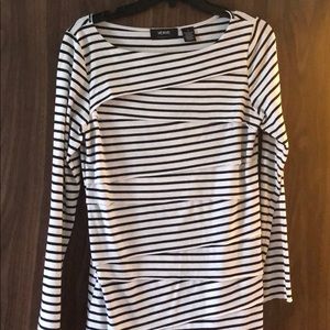 Black and white striped long sleeve